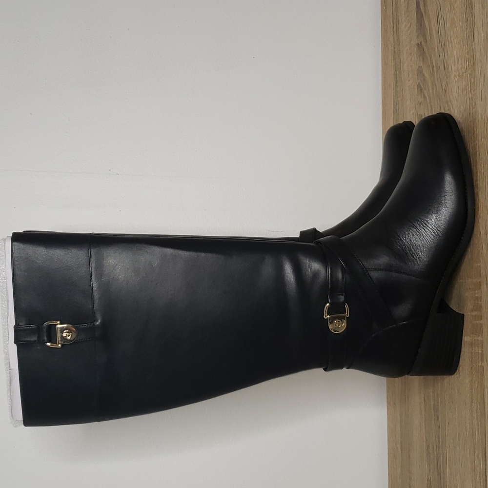 Giani Bernini Revaa Memory Foam Riding Boots,10M Black - Picture 2 of 7